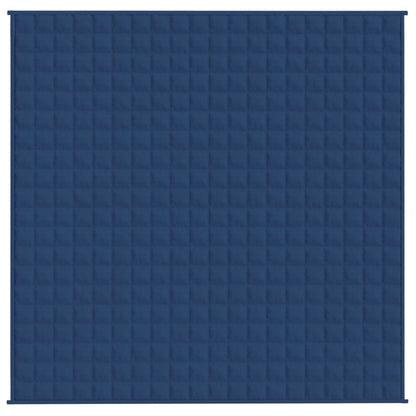 Verzwaringsdeken 200x200 cm 13 kg stof blauw 13 kg 200 x 200 cm