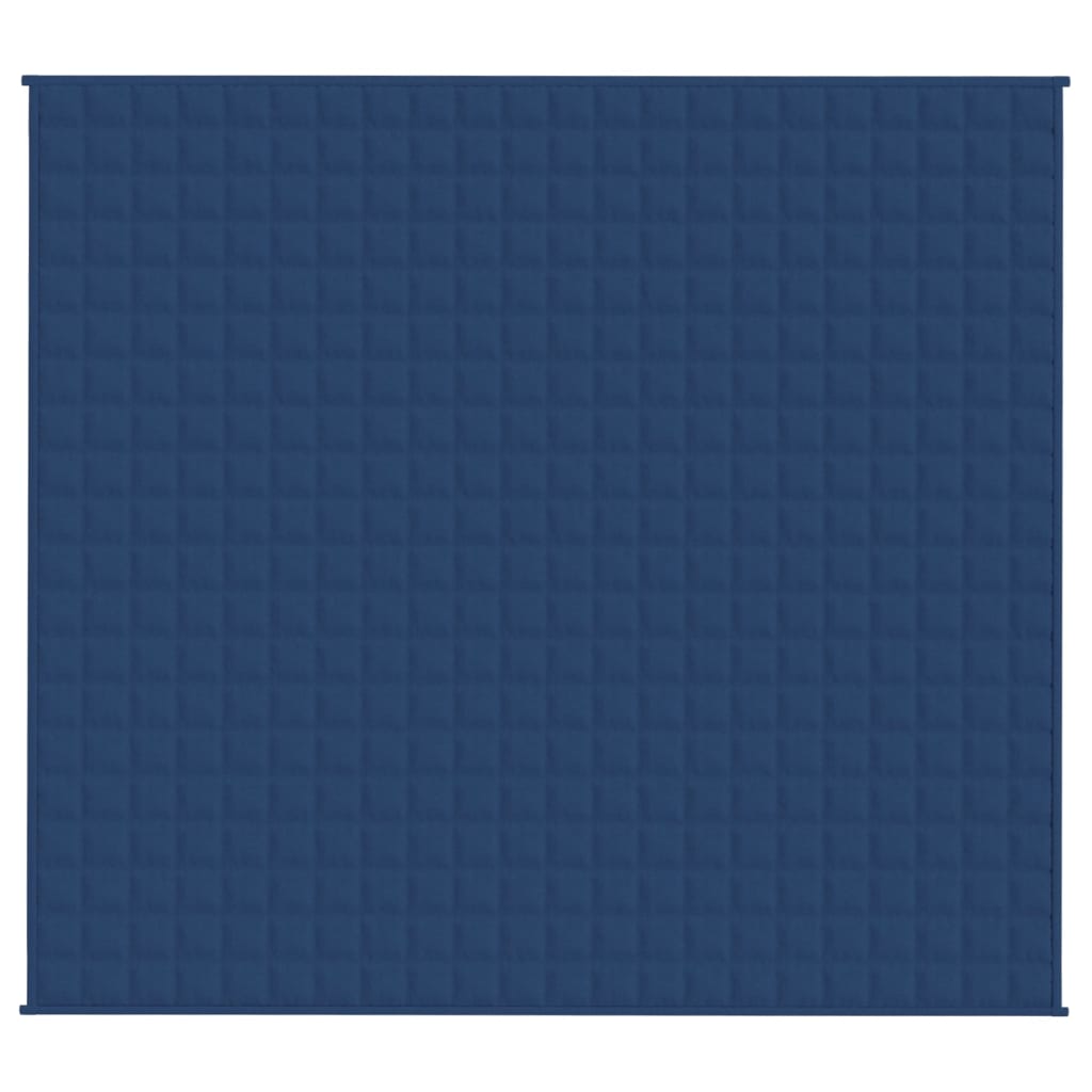 Verzwaringsdeken 200x225 cm 9 kg stof blauw 9 kg 200 x 225 cm