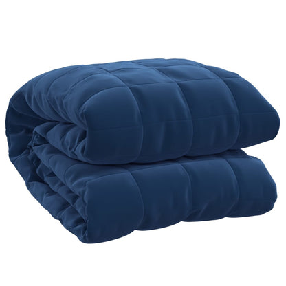 Verzwaringsdeken Kg Stof Blauw 11 kg 220 x 260 cm
