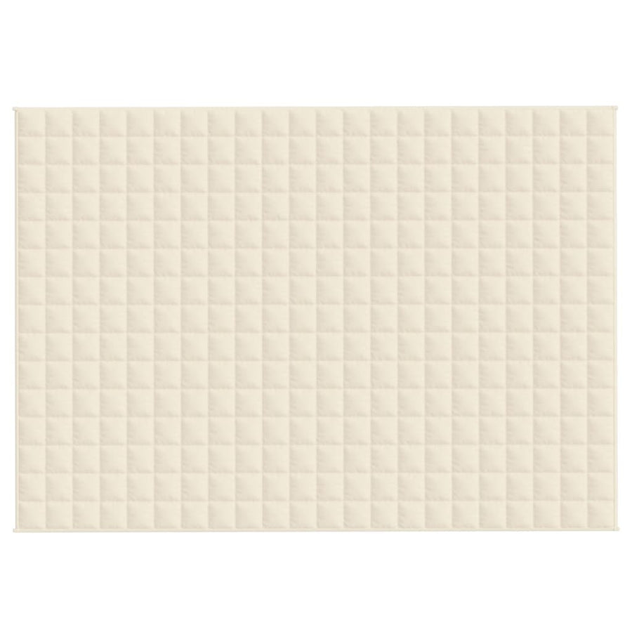 Verzwaringsdeken 155x220 cm 11 kg stof lichtcrèmekleurig 11 kg 155 x 220 cm