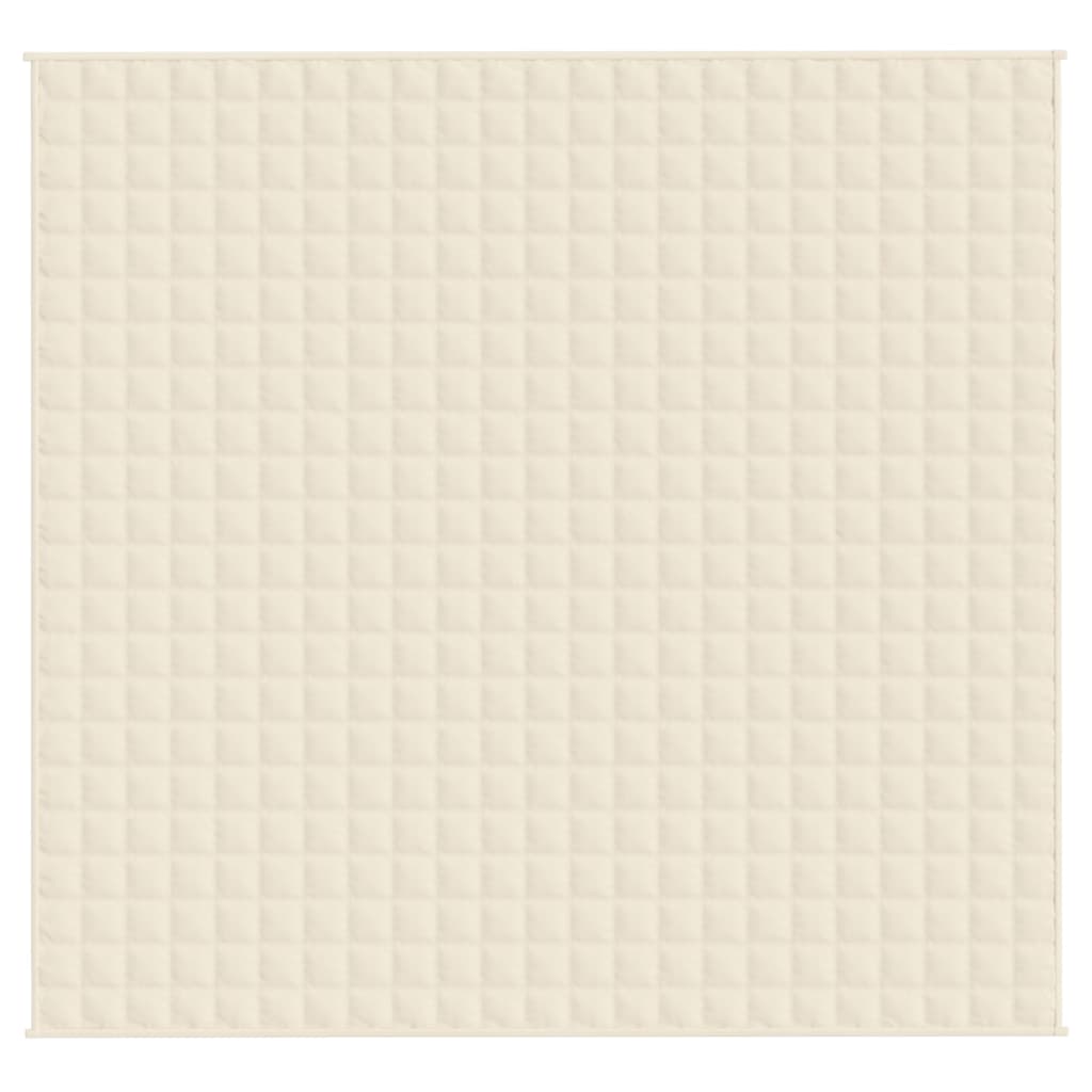 Verzwaringsdeken 5 Kg Stof Lichtkleurig Crème 15 kg 220 x 235 cm
