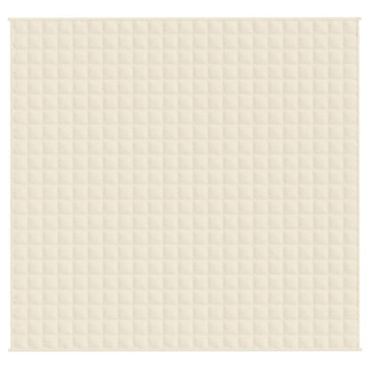 Verzwaringsdeken 5 Kg Stof Lichtkleurig Crème 15 kg 220 x 235 cm