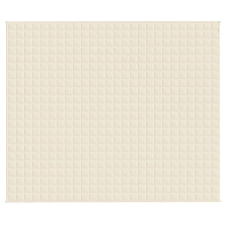 Verzwaringsdeken 220x260 cm 11 kg stof lichtcrèmekleurig 11 kg 220 x 260 cm