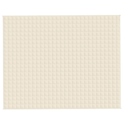 Verzwaringsdeken 235X290 Cm 11 Kg Stof Lichtcrèmekleurig 235 x 290 cm