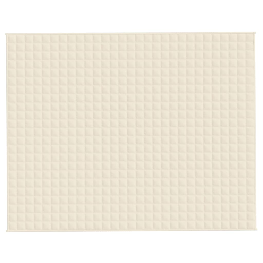 Verzwaringsdeken 235x290 cm 15 kg stof lichtcrèmekleurig 15 kg 235 x 290 cm