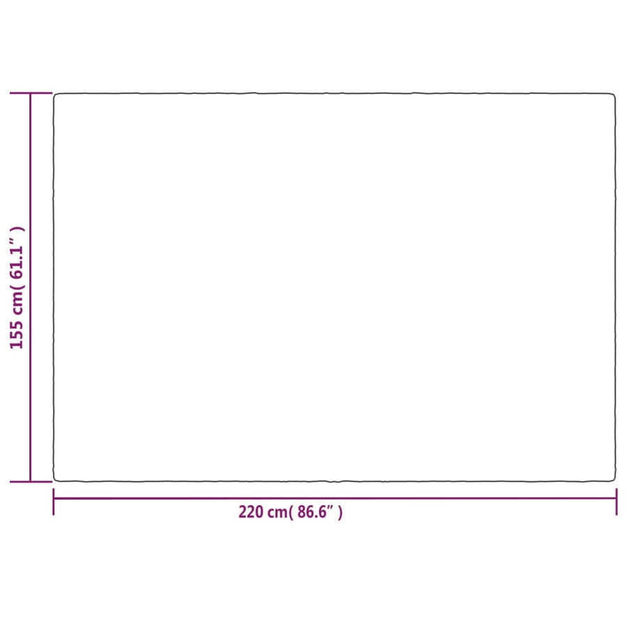 Verzwaringsdeken met hoes 155x220 cm 11 kg stof grijs 11 kg 155x220 cm