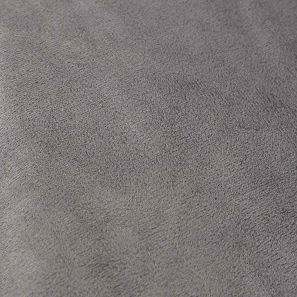 Verzwaringsdeken met hoes 200x225 cm 9 kg stof grijs 9 kg 200x225 cm