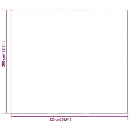 Verzwaringsdeken met hoes 200x225 cm 9 kg stof grijs 9 kg 200x225 cm