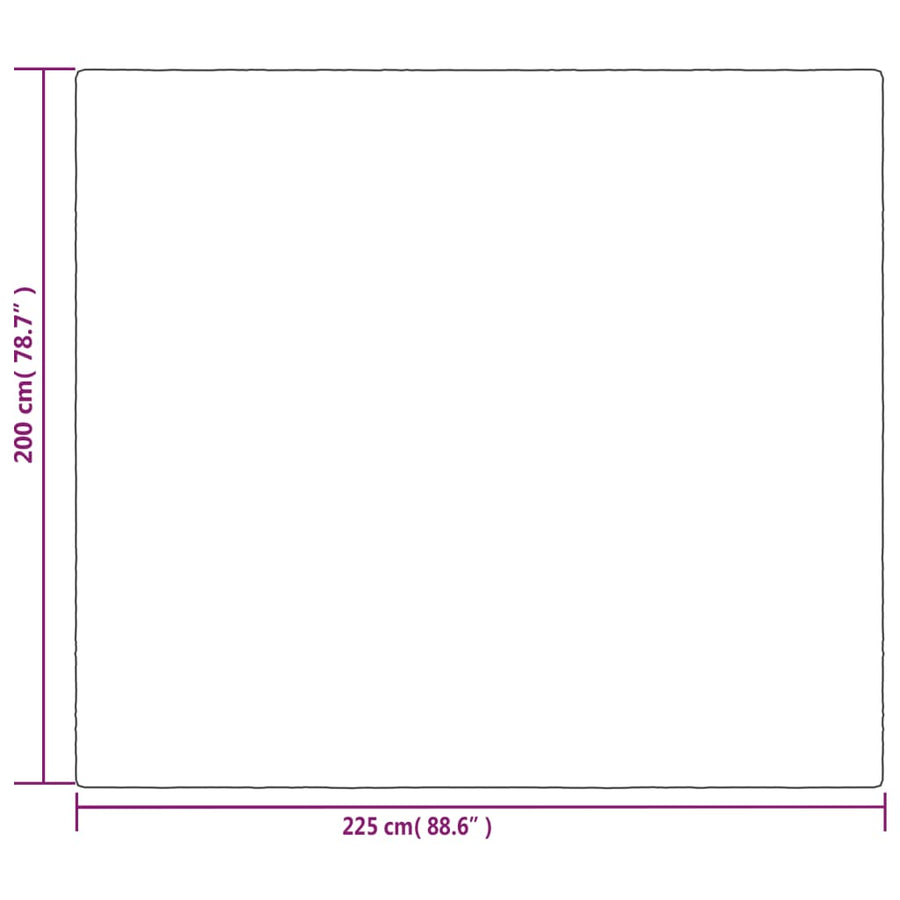 Verzwaringsdeken met hoes 200x225 cm 9 kg stof grijs 9 kg 200x225 cm
