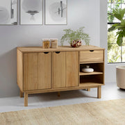 Dressoir 114x43x73,5 cm massief grenenhout