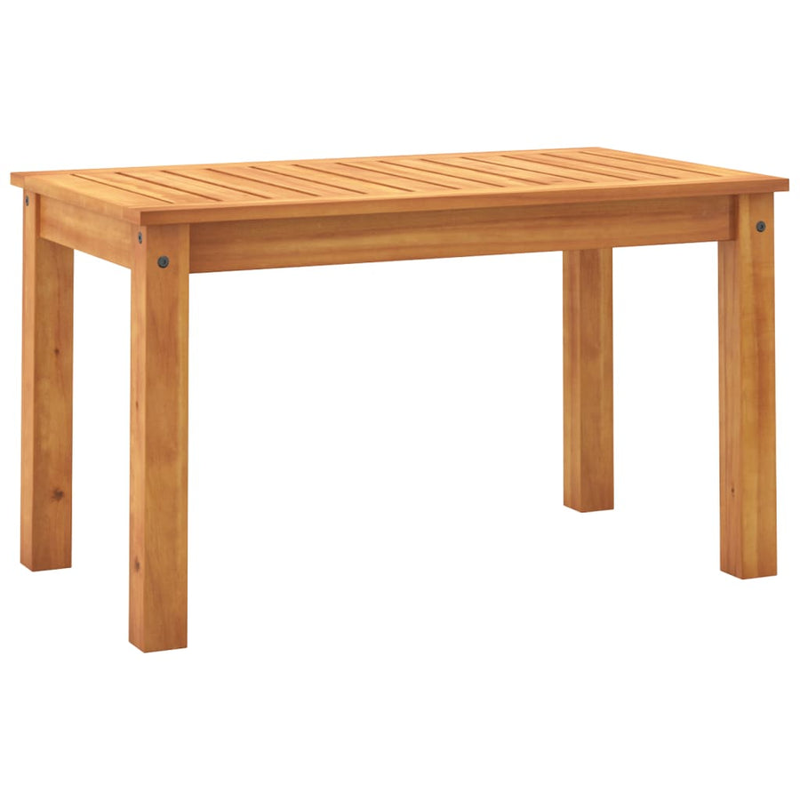 4-delige Loungeset met kussens poly rattan en massief hout
