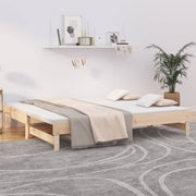 Slaapbank massief grenenhout 2x(80x200) cm
