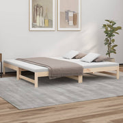 Slaapbank massief grenenhout 2x(80x200) cm