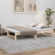 Slaapbank massief grenenhout 195x77x30 cm
