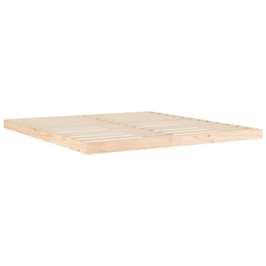 Bedframe Massief Grenenhout Super King 180 x 200 cm Naturel