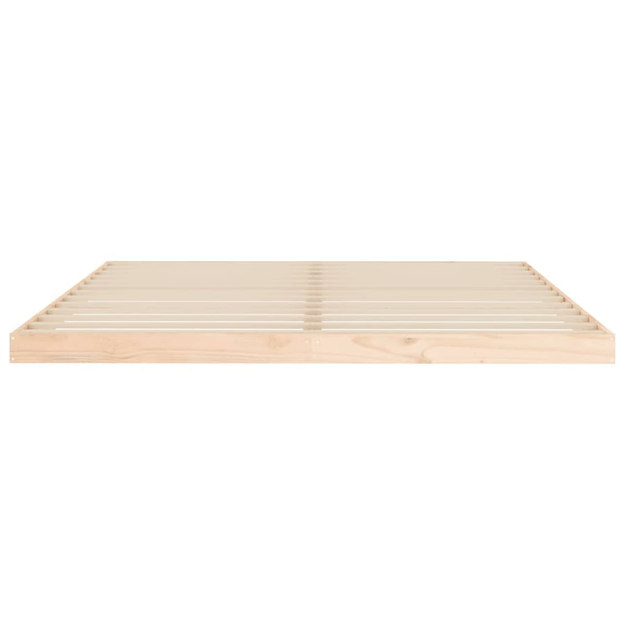 Bedframe Massief Grenenhout Super King 180 x 200 cm Naturel