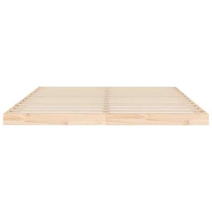 Bedframe Massief Grenenhout 160 x 200 cm Naturel