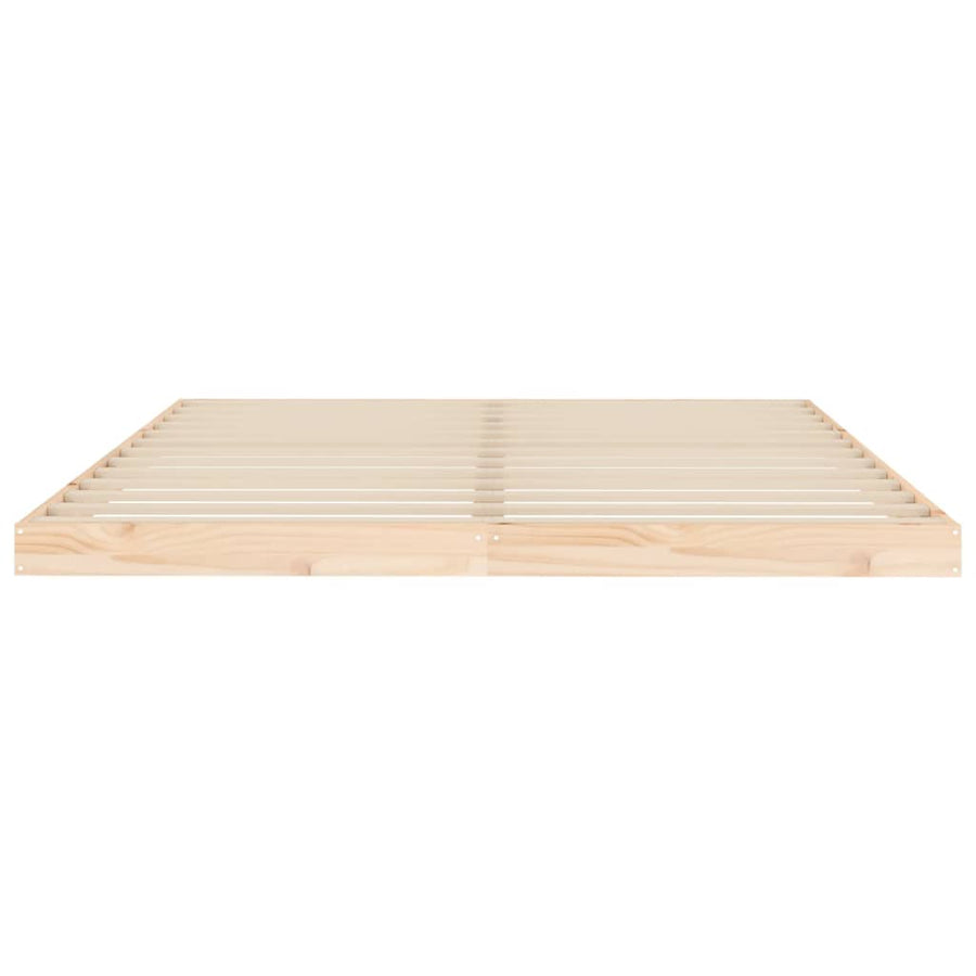 Bedframe Massief Grenenhout 160 x 200 cm Naturel