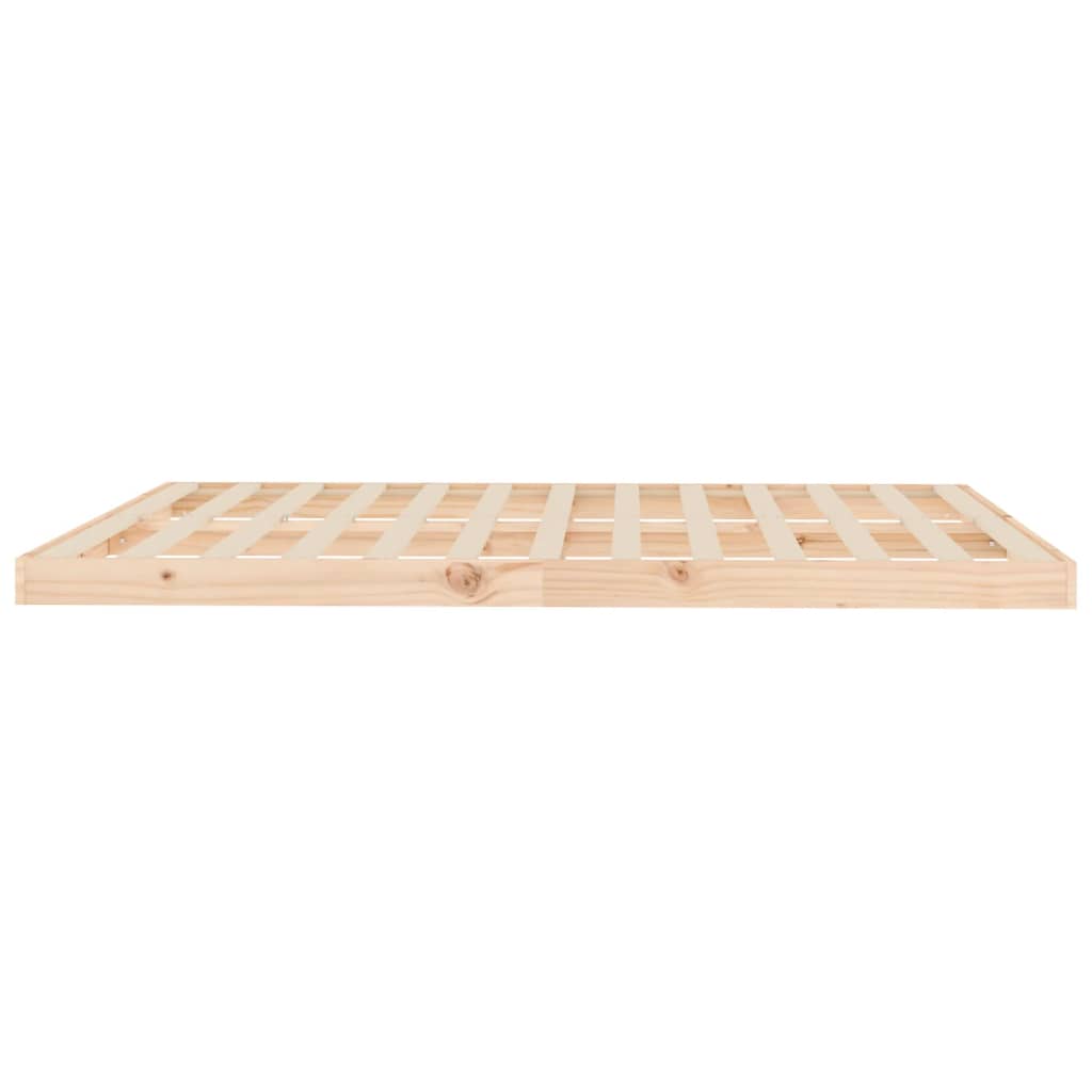 Bedframe Massief Grenenhout 160 x 200 cm Naturel