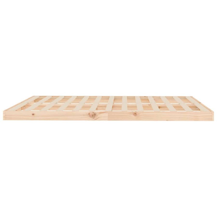 Bedframe Massief Grenenhout 160 x 200 cm Naturel