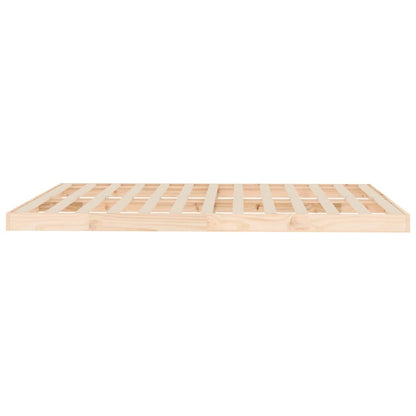 Bedframe Massief Grenenhout King Size 150 x 200 cm Naturel