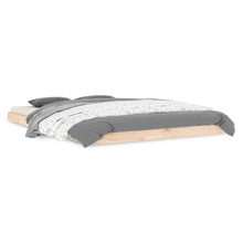 Bedframe Massief Grenenhout 140 x 200 cm Naturel