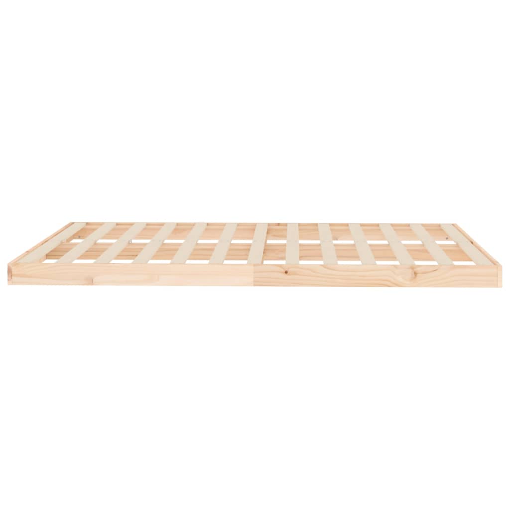 Bedframe Massief Grenenhout 140 x 200 cm Naturel