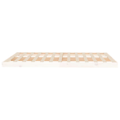 Bedframe Massief Grenenhout 140 x 200 cm Wit