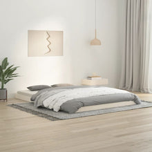 Bedframe Massief Grenenhout 140 x 200 cm Wit