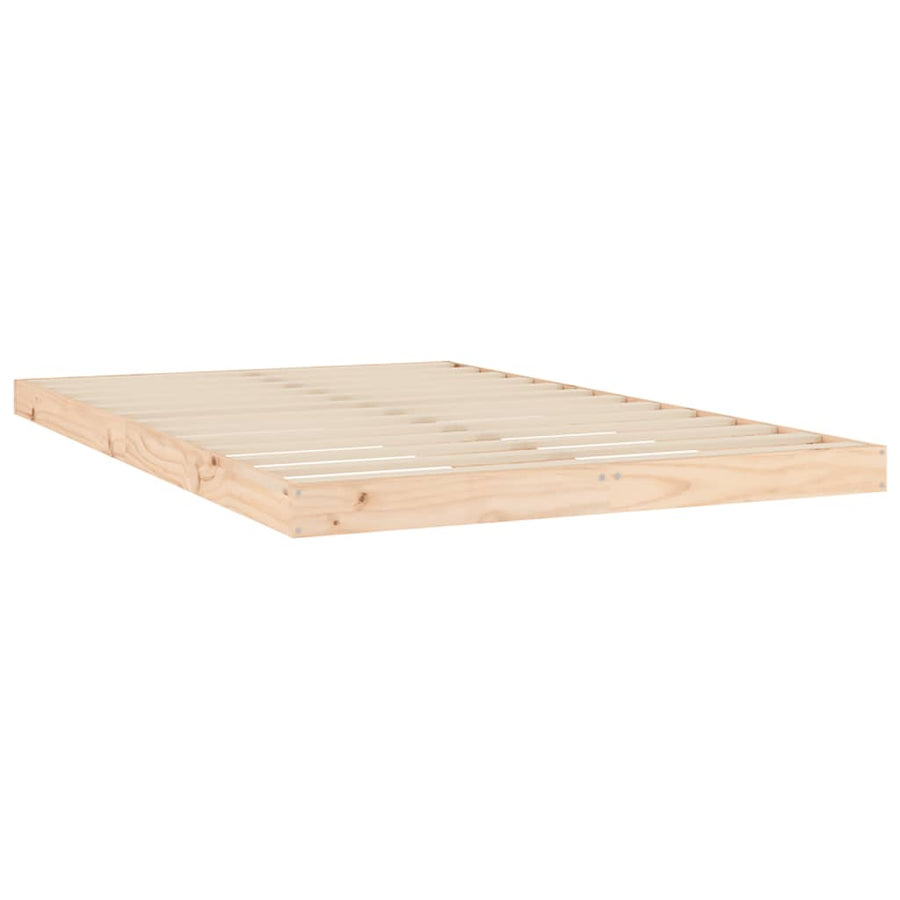 Bedframe Massief Grenenhout 120 x 200 cm Naturel