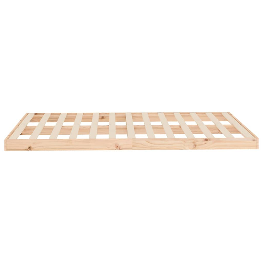 Bedframe Massief Grenenhout 120 x 200 cm Naturel