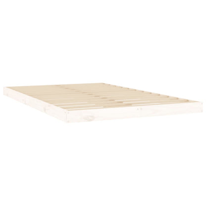 Bedframe Massief Grenenhout 120 x 200 cm Wit