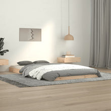 Bedframe Massief Grenenhout 100 x 200 cm Naturel