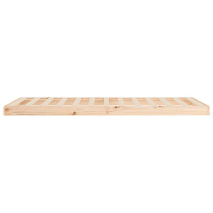Bedframe Massief Grenenhout 90 x 200 cm Naturel
