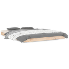 Bedframe Massief Grenenhout 140 x 190 cm Naturel