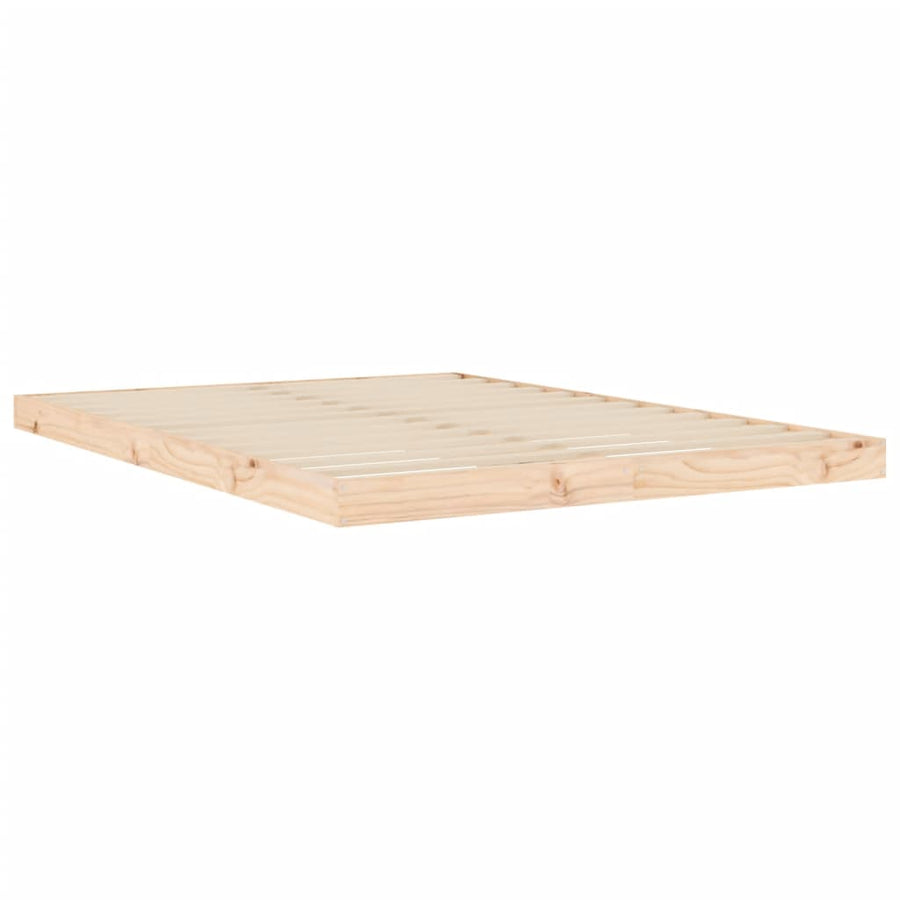 Bedframe Massief Grenenhout Double 135 x 190 cm Naturel
