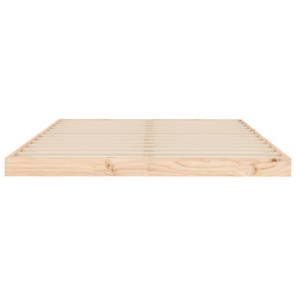 Bedframe Massief Grenenhout Double 135 x 190 cm Naturel