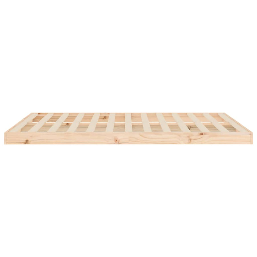 Bedframe Massief Grenenhout Double 135 x 190 cm Naturel