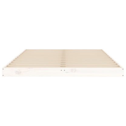 Bedframe Massief Grenenhout Small Double 120 x 190 cm Wit