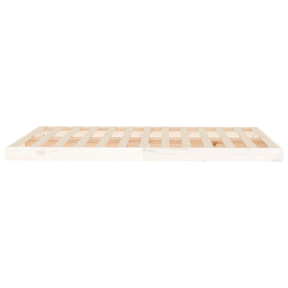 Bedframe Massief Grenenhout Small Double 120 x 190 cm Wit