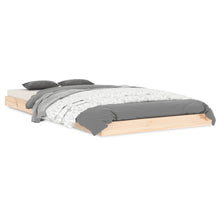Bedframe Massief Grenenhout Single 90 x 190 cm Naturel