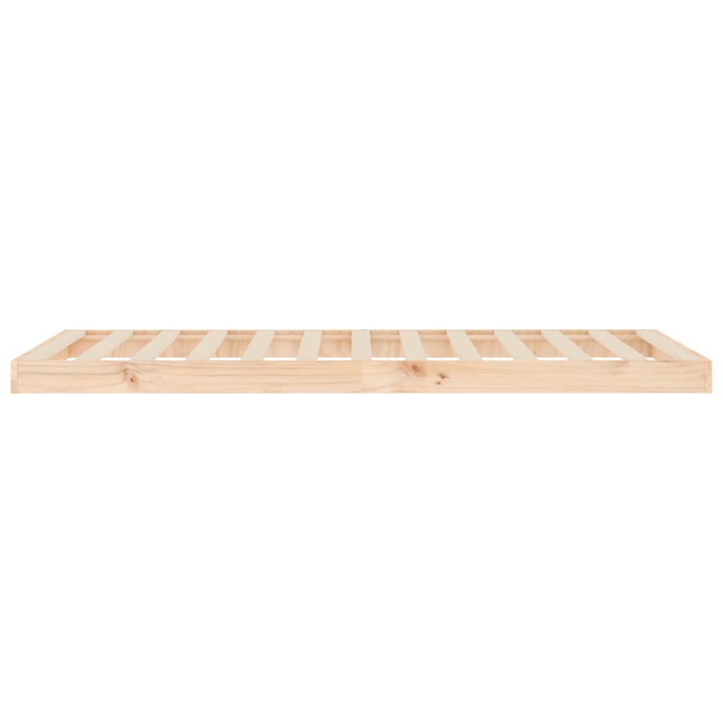 Bedframe Massief Grenenhout Single 90 x 190 cm Naturel