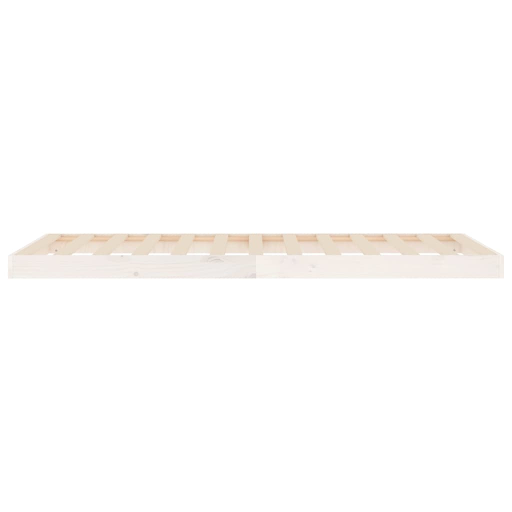Bedframe Massief Grenenhout Wit 90X190 Cm Single 90 x 190 cm