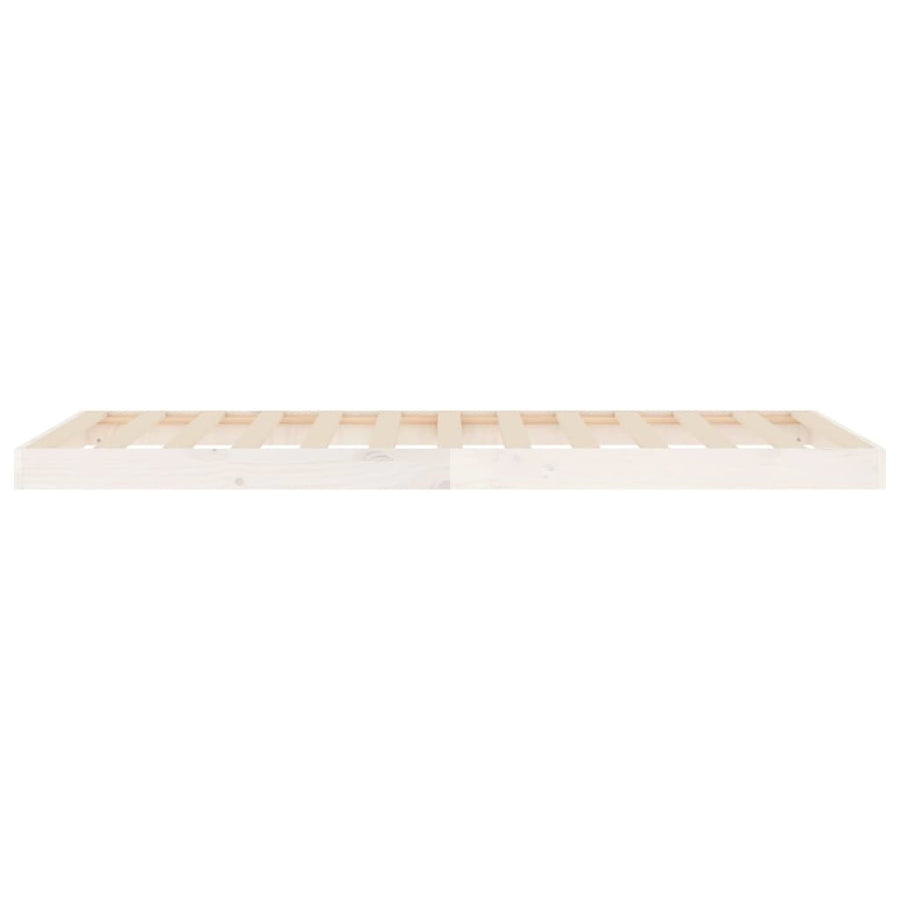 Bedframe Massief Grenenhout Wit 90X190 Cm Single 90 x 190 cm