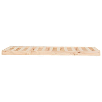 Bedframe Massief Grenenhout 75 x 190 cm Naturel
