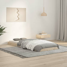 Bedframe Massief Grenenhout 75 x 190 cm Naturel