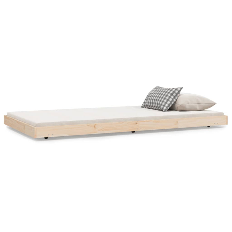Bedframe Massief Grenenhout 90X200 Cm
