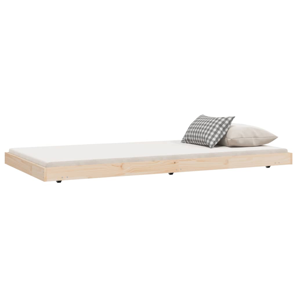 Bedframe Massief Grenenhout 90X200 Cm