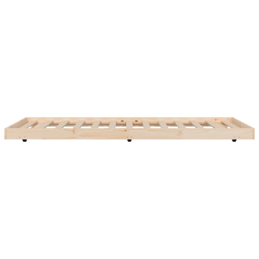 Bedframe Massief Grenenhout 80 x 200 cm Naturel