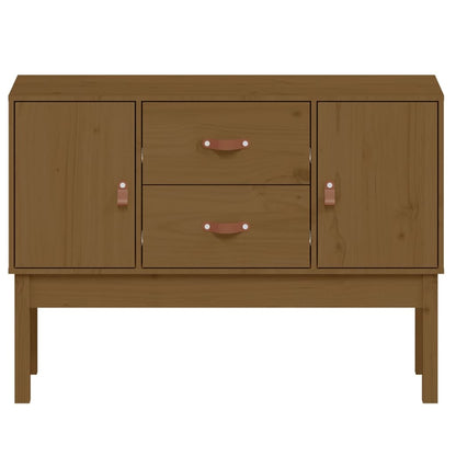 Dressoir 110X40X78 Cm Massief Grenenhout Honingbruin